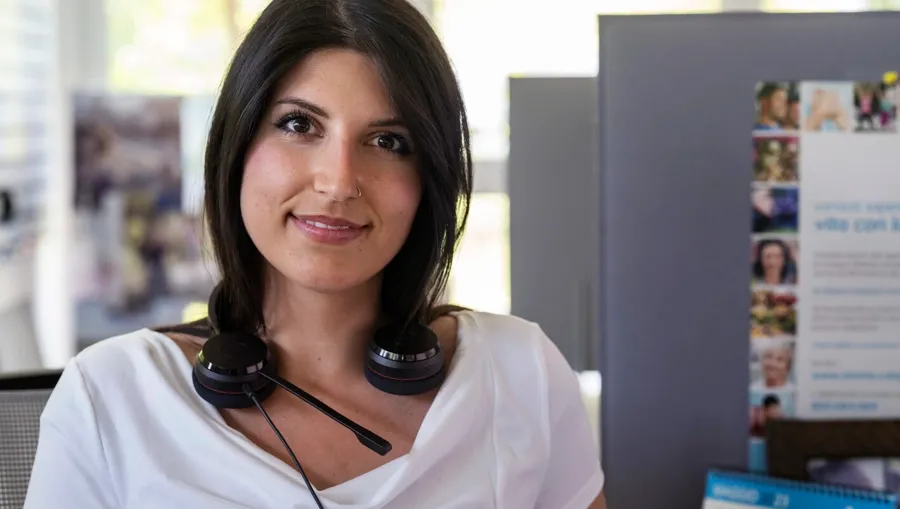 Portrait photo of Sara, a Coloplast Care Advisor. 